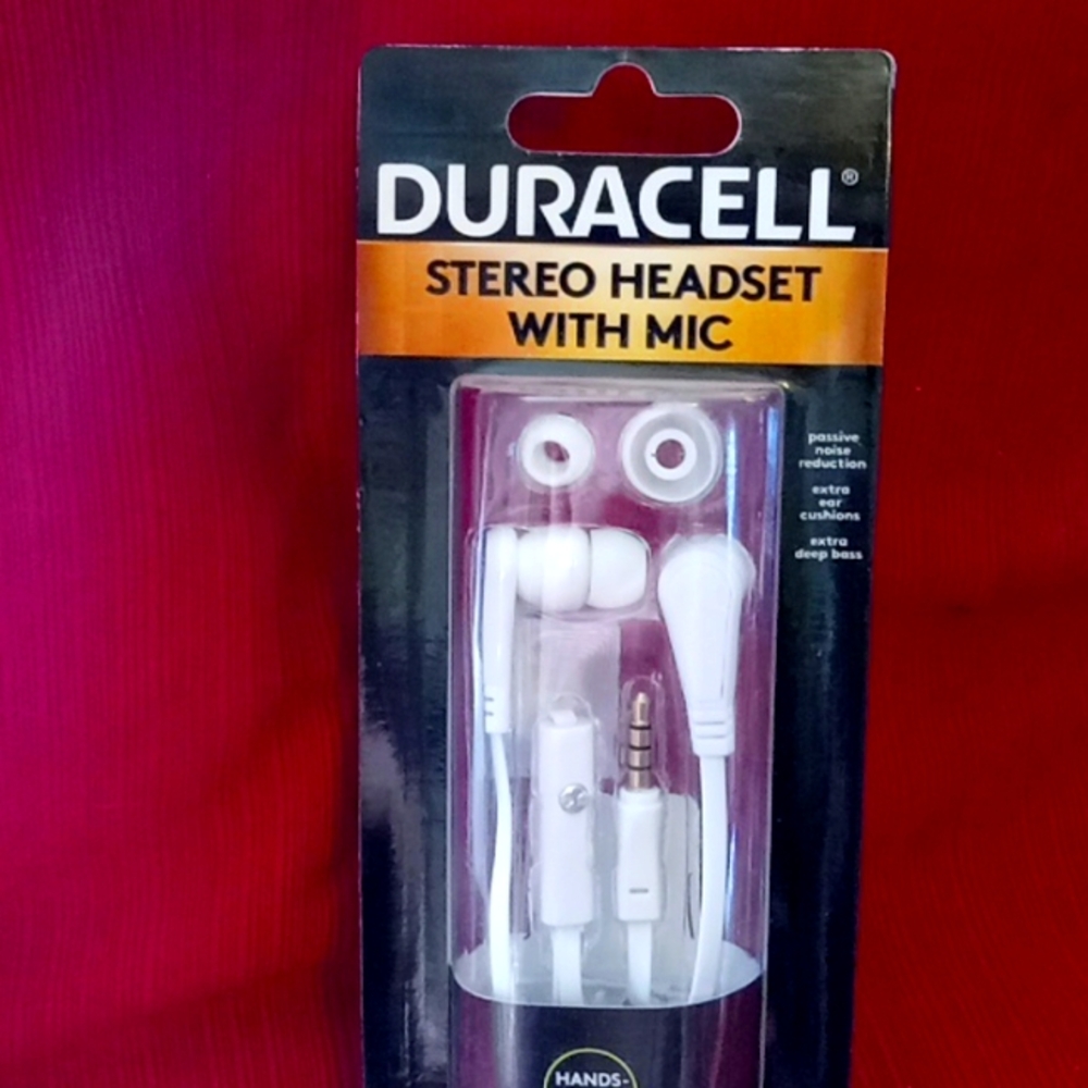 Duracell headset with mic